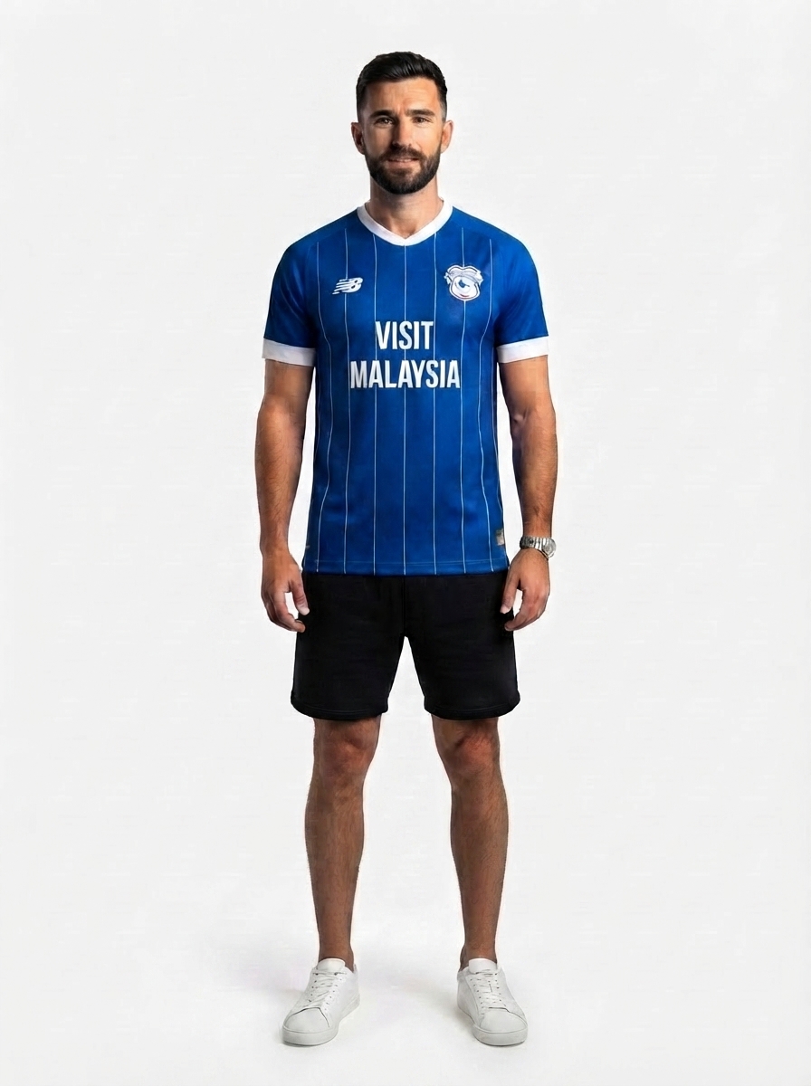 Cardiff City F.C. 2025/26 Home Jersey