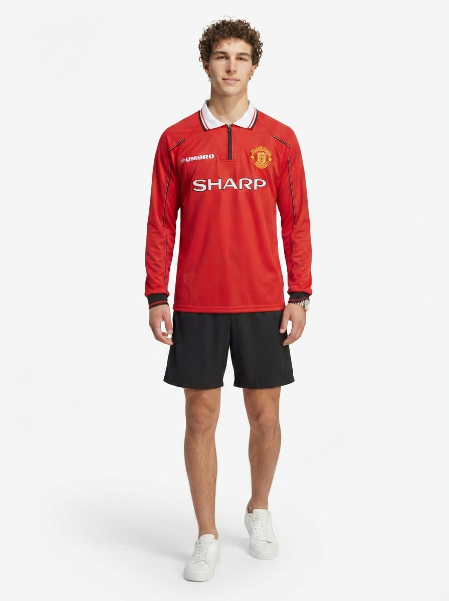 Jersey Retro Manchester United 1998/99 I Longsleeve