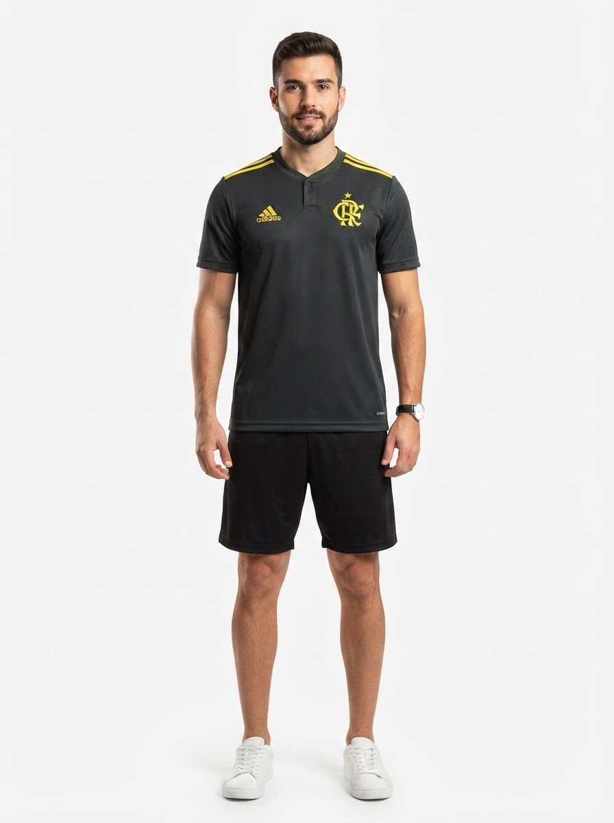 Flamengo 2019/20 Preta - Versao Retro