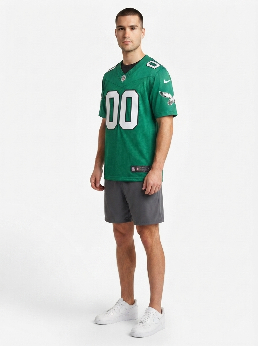 Philadelphia Eagles - Kelly 2nd Alternate Custom Jersey - Green