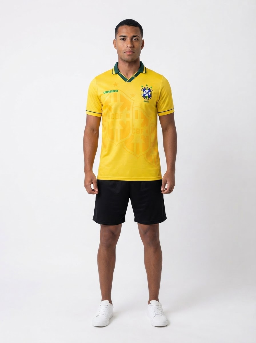 Jersey Retro National Team Brasil 1994 I