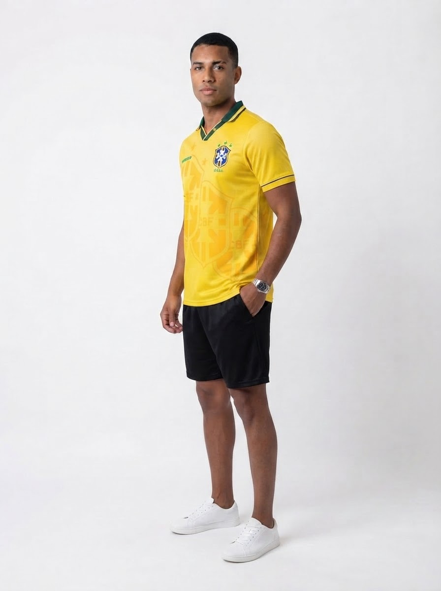 Jersey Retro National Team Brasil 1994 I