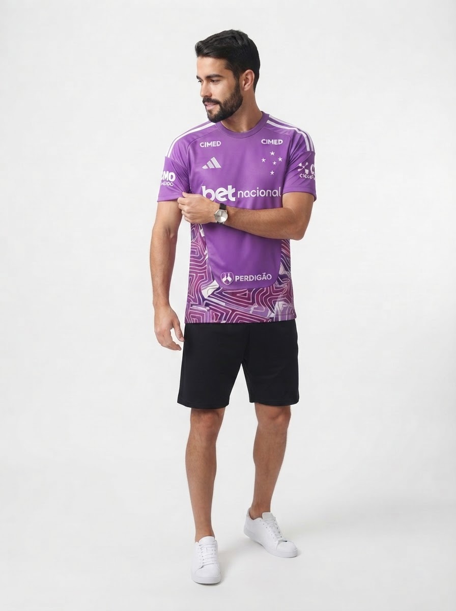 Cruzeiro Goleiro 26/27 - Fan Version com Sponsor