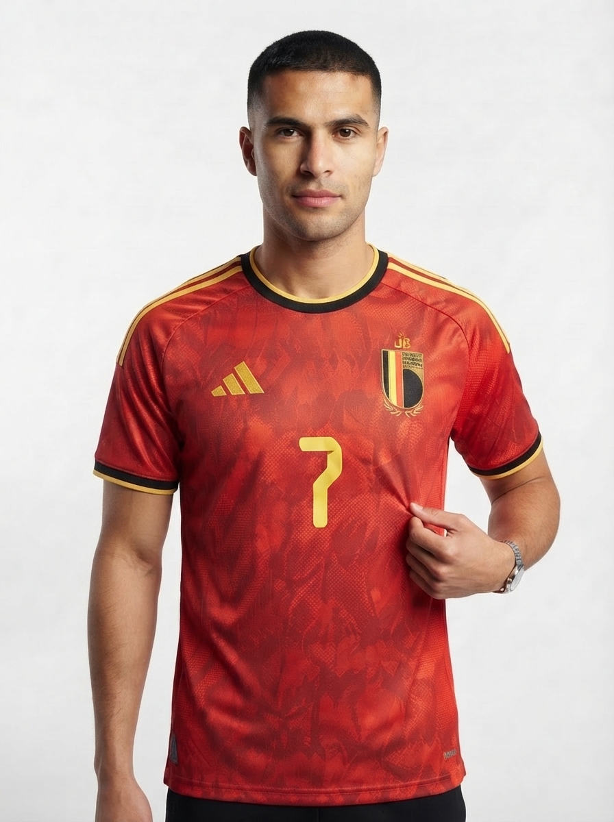 Belgium Home De Bruyne 7 Fan Jersey Shirt 2026 World Cup