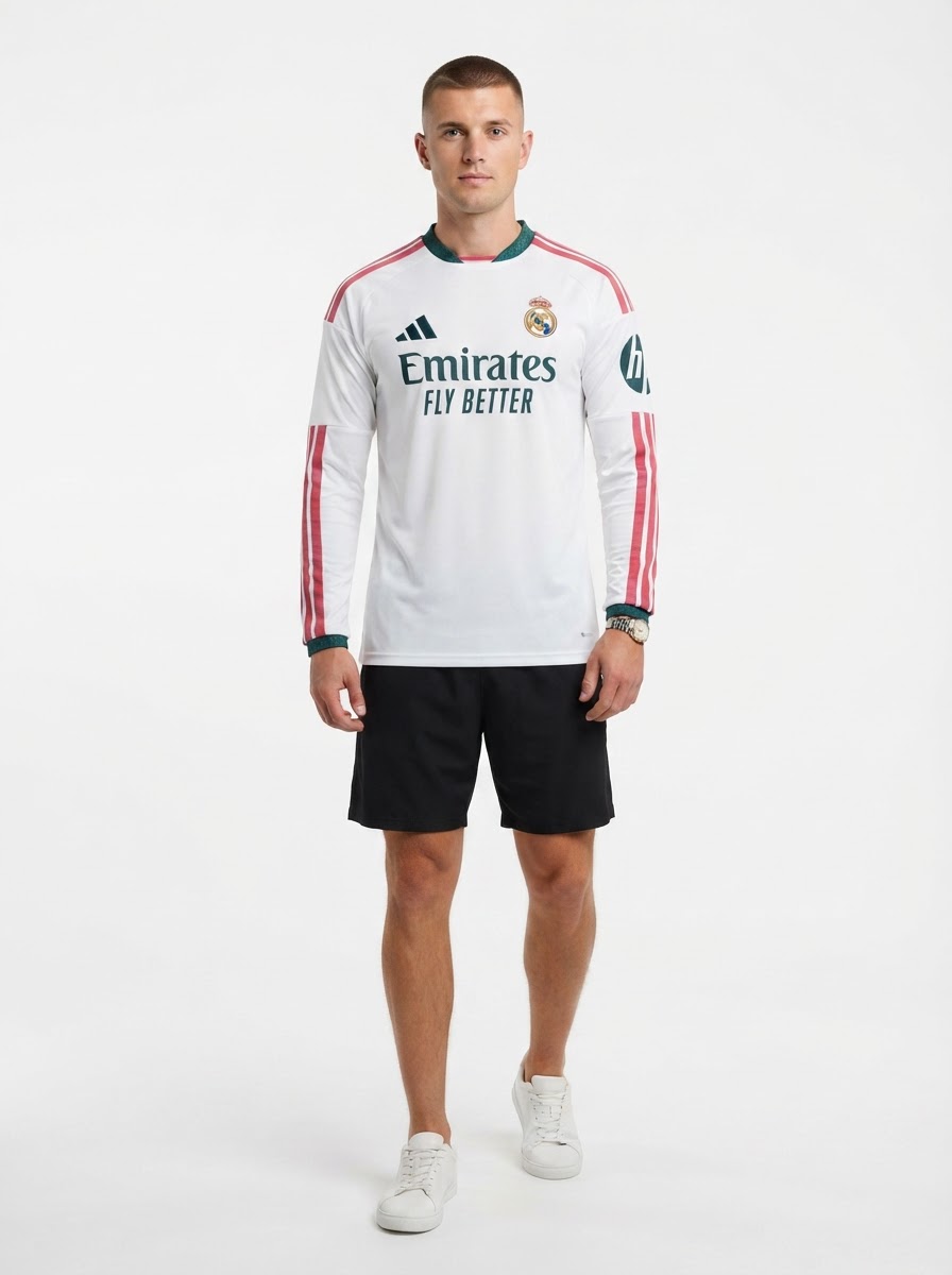 Real Madrid Home 26/27 Jersey - Long Sleeve