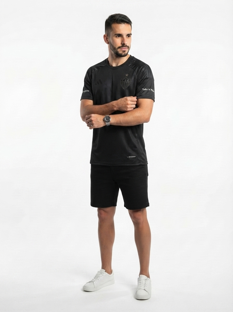 Jersey Atlético Mineiro All Black 2025/26 - Galo na Veia