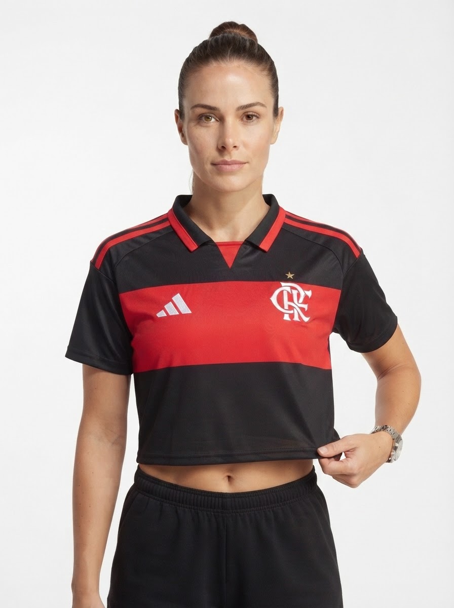 Cropped Flamengo Women's Jogo 1 2026