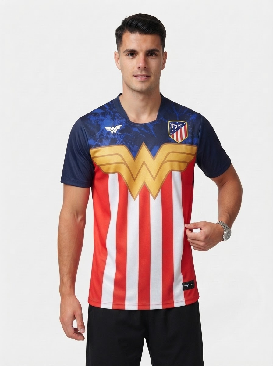 Atletico Madrid 2025/26 Fantasyt Wonder Woman Jersey