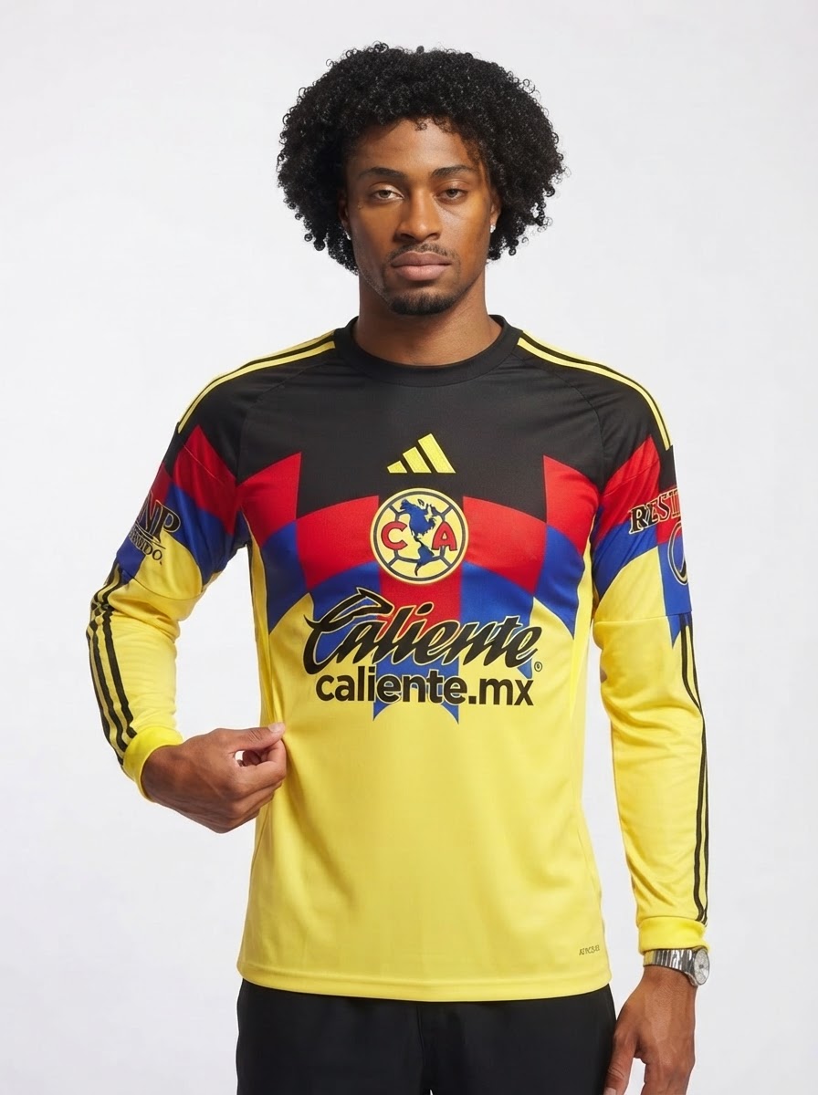 Club America Long Sleeve Home 2025/26 - Fan Version