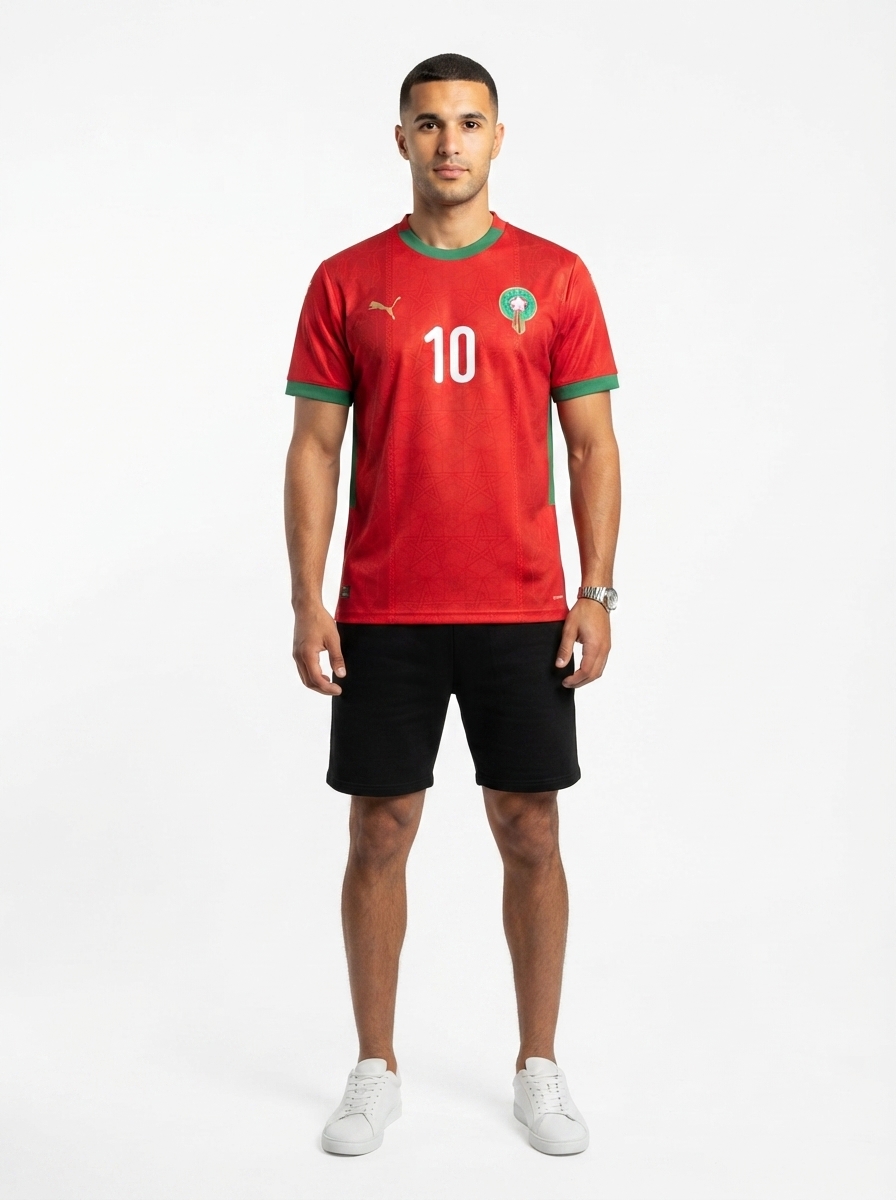 Marocco Brahim 10 Home Fan Jersey 2025/26
