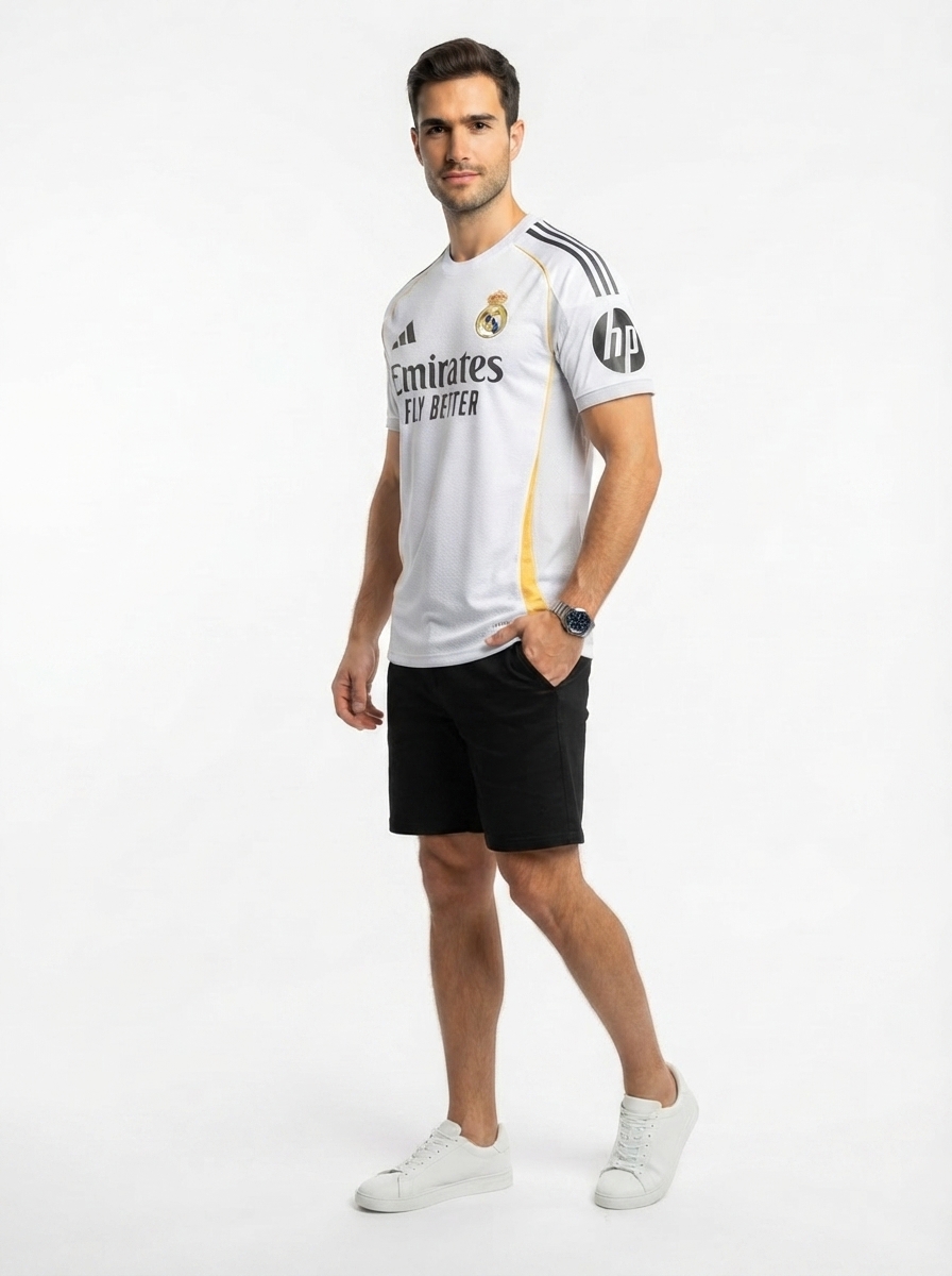Real Madrid 25/26 I Home Jersey - Player Authentic Player [Slim Fit] Player [Slim Fit] Player [Slim Fit] Version - Slim Fit