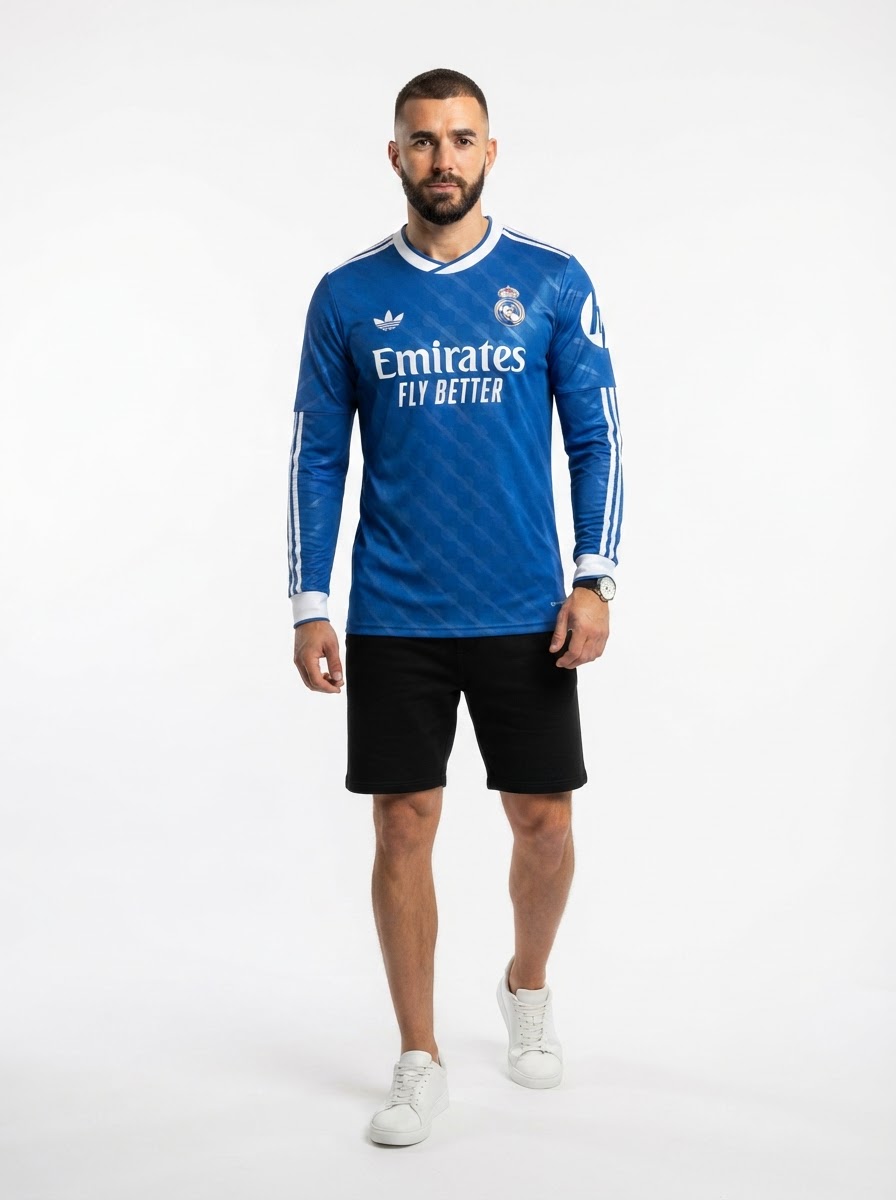 Real Madrid Third Long Sleeve Fan Jersey 2025/26 Originals
