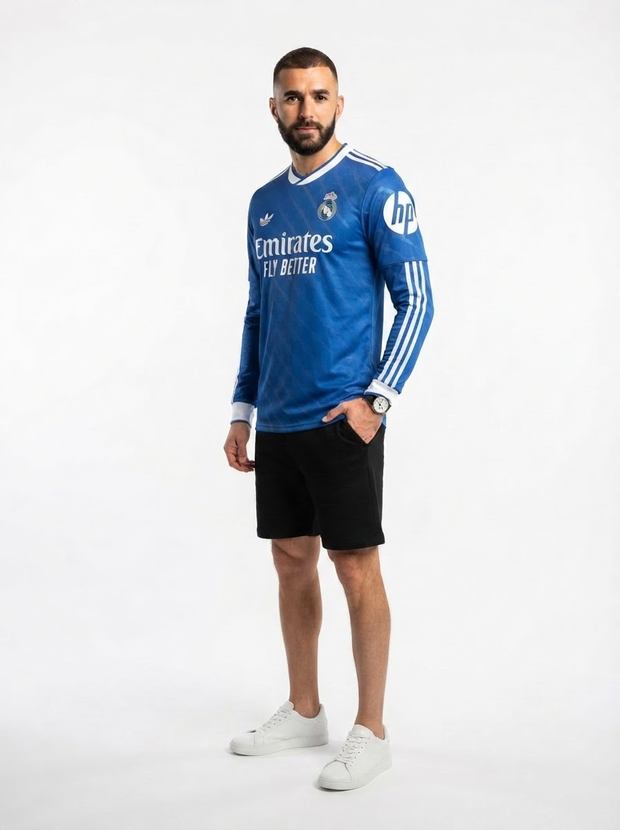 Real Madrid Third Long Sleeve Fan Jersey 2025/26 Originals