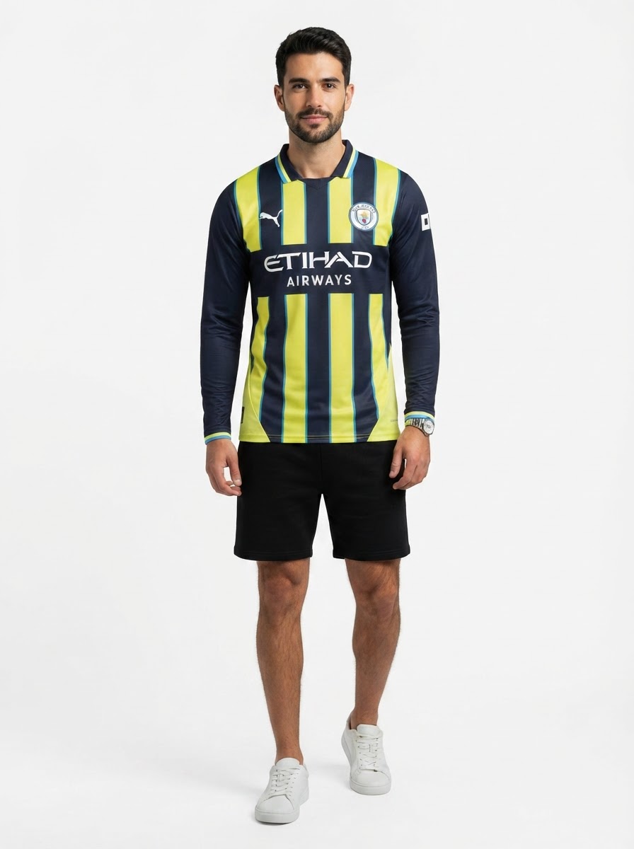 Manchester City 24/25 II Away Jersey - Long Sleeve