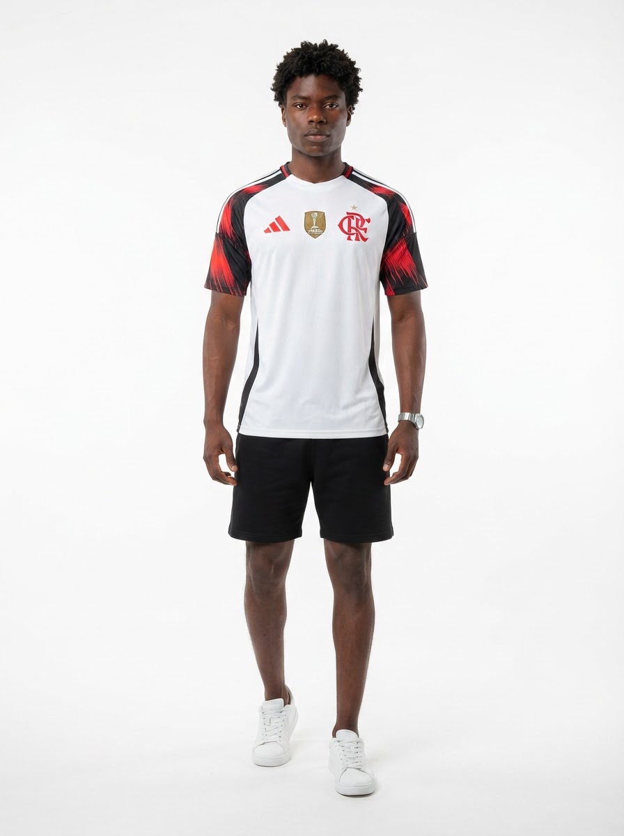 Jersey Flamengo 2025/26 II + Patch Mundial de Clubes