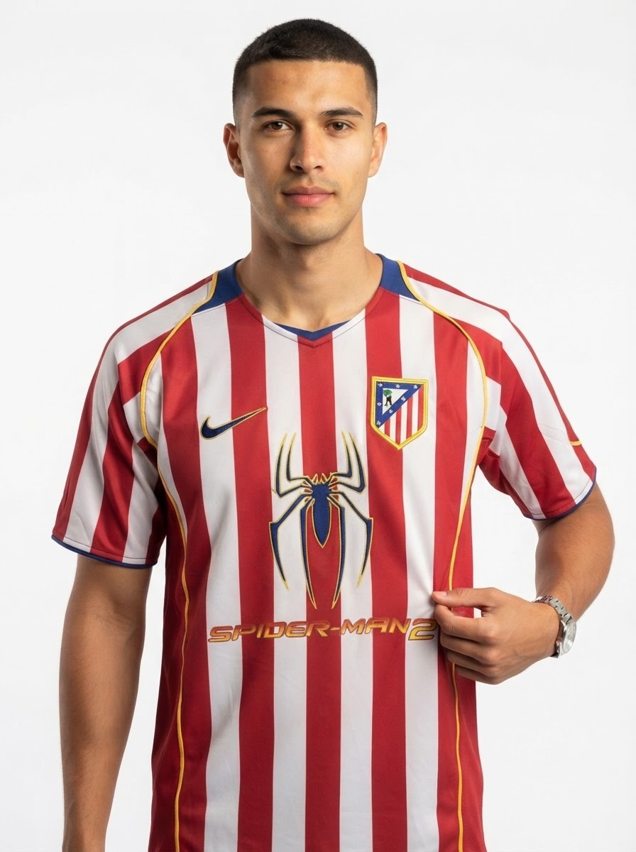 Atletico Madrid 04/05 I Home Jersey - Retro Version