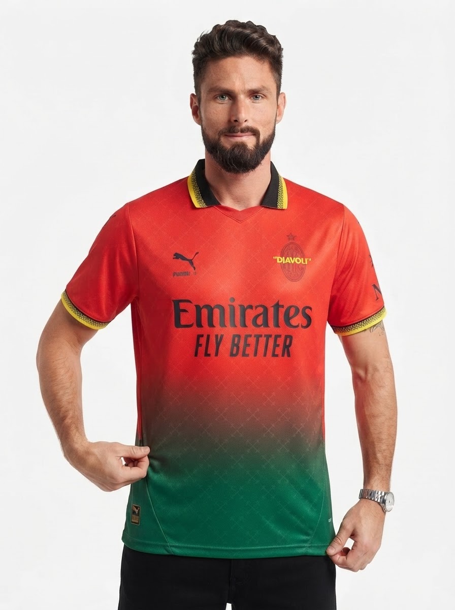 AC Milan 25/26 Commemorative Edition Jersey - Red - Fan Version