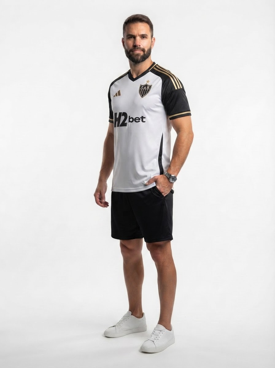 Atletico Mineiro 2025/26 Away Sponsor - Fan version