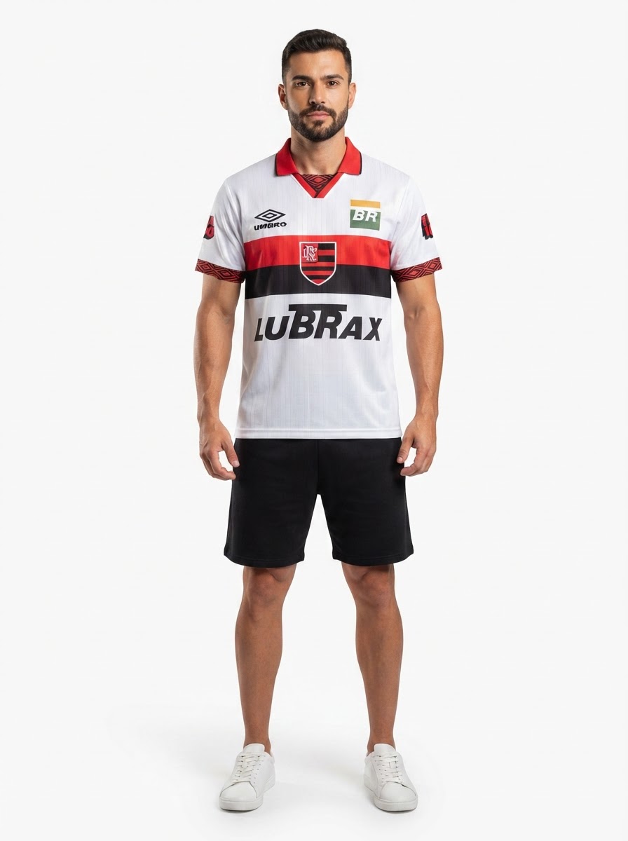 Flamengo 1995 II Away Jersey - Retro Version