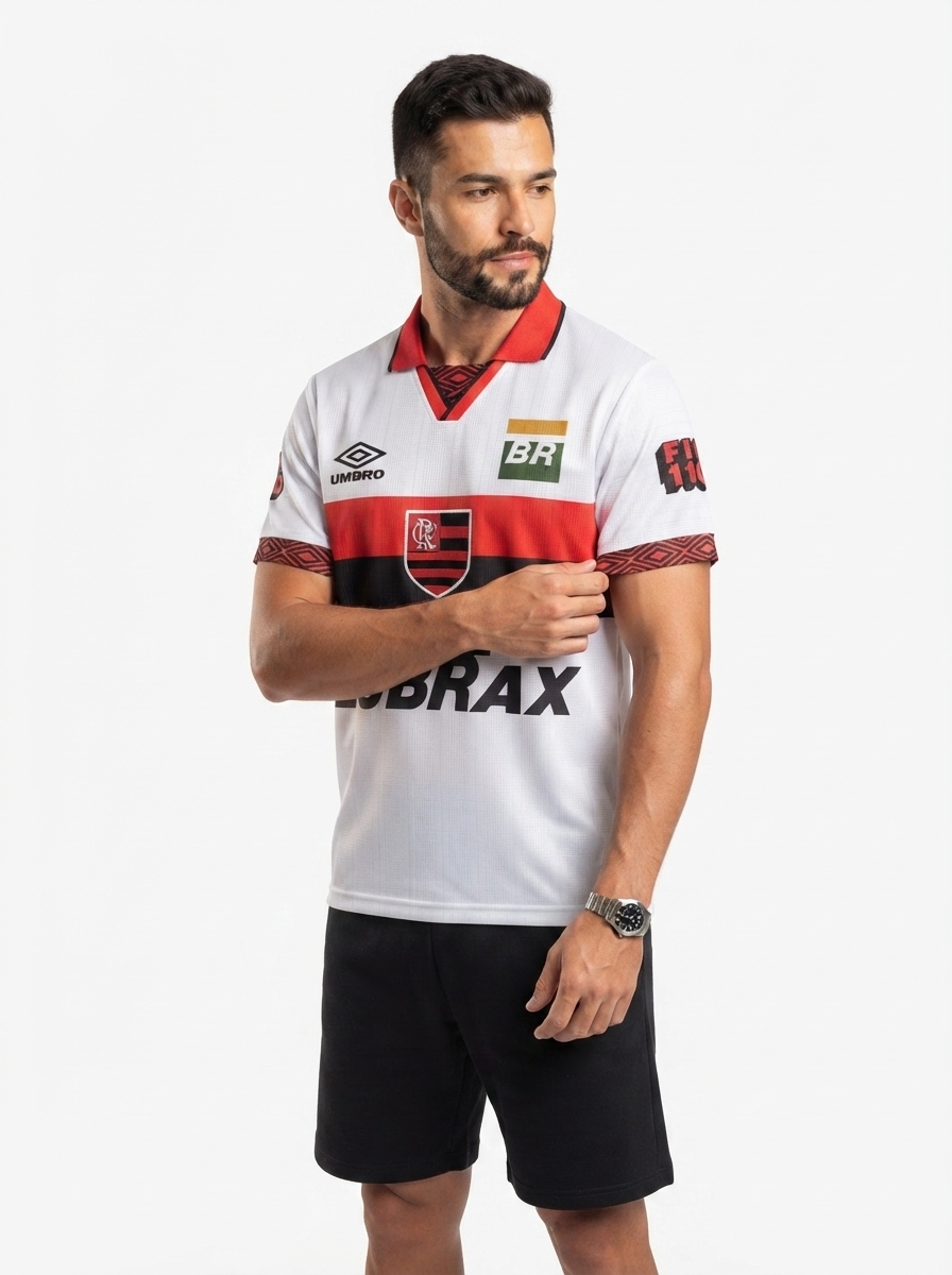 Flamengo 1995 II Away Jersey - Retro Version