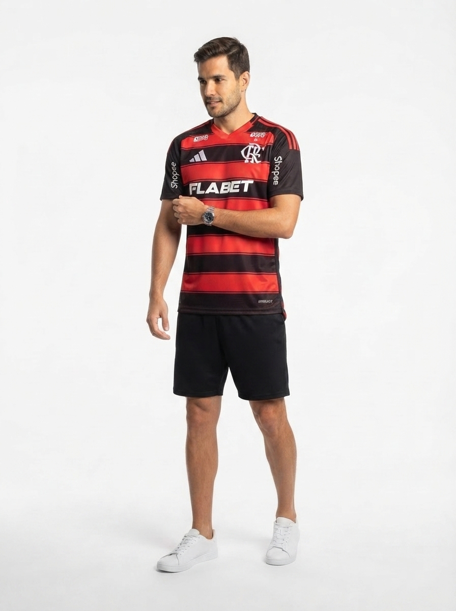 Jersey Flamengo 2025/26 I with Sponsors