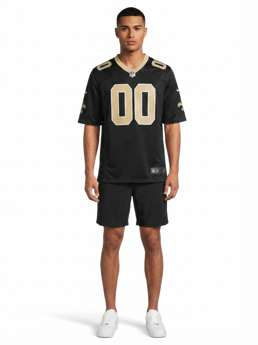 New Orleans Saints - Custom Game Jersey - Black