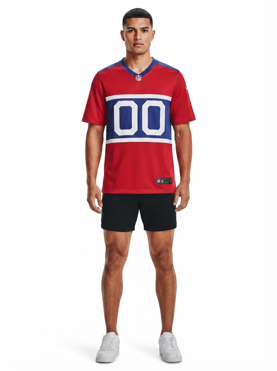 New York Giants - Century Alternate Custom Game Jersey - Red