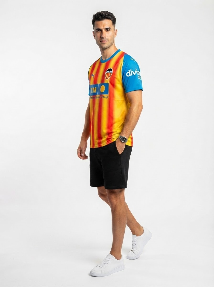 Valencia Third Camiseta 2025/26 - Fan Version