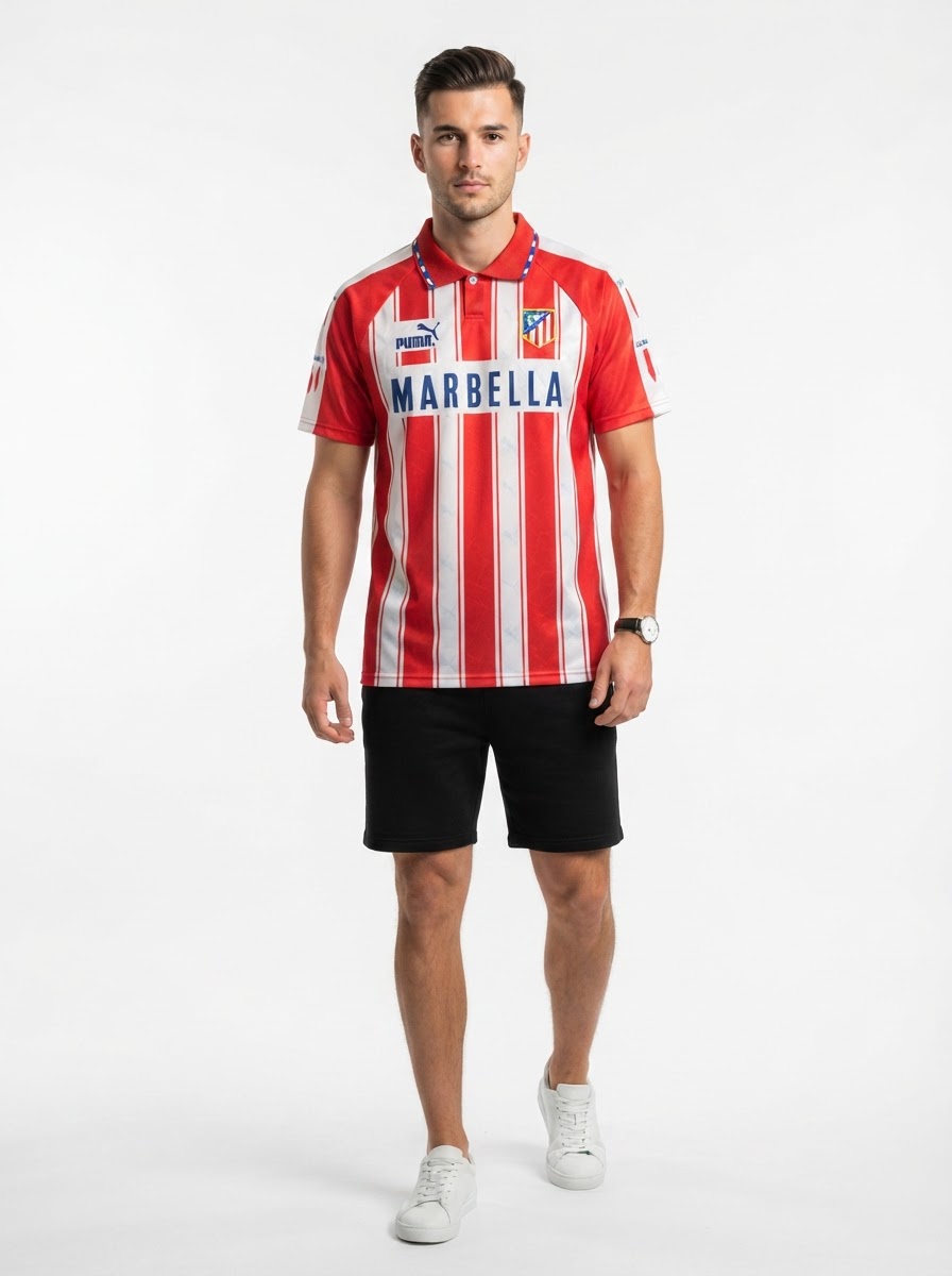 Atletico Madrid 94/95 I Home Jersey - Retro Version