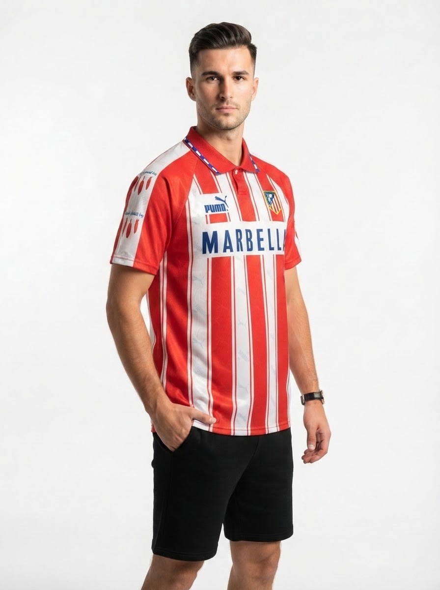 Atletico Madrid 94/95 I Home Jersey - Retro Version