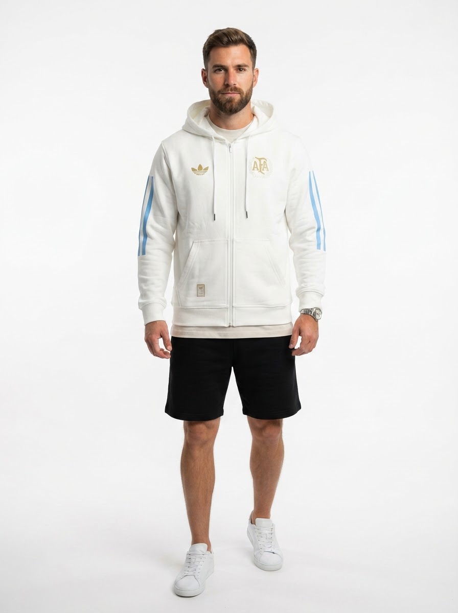 Argentina Sudadera - hoodie - Originals White
