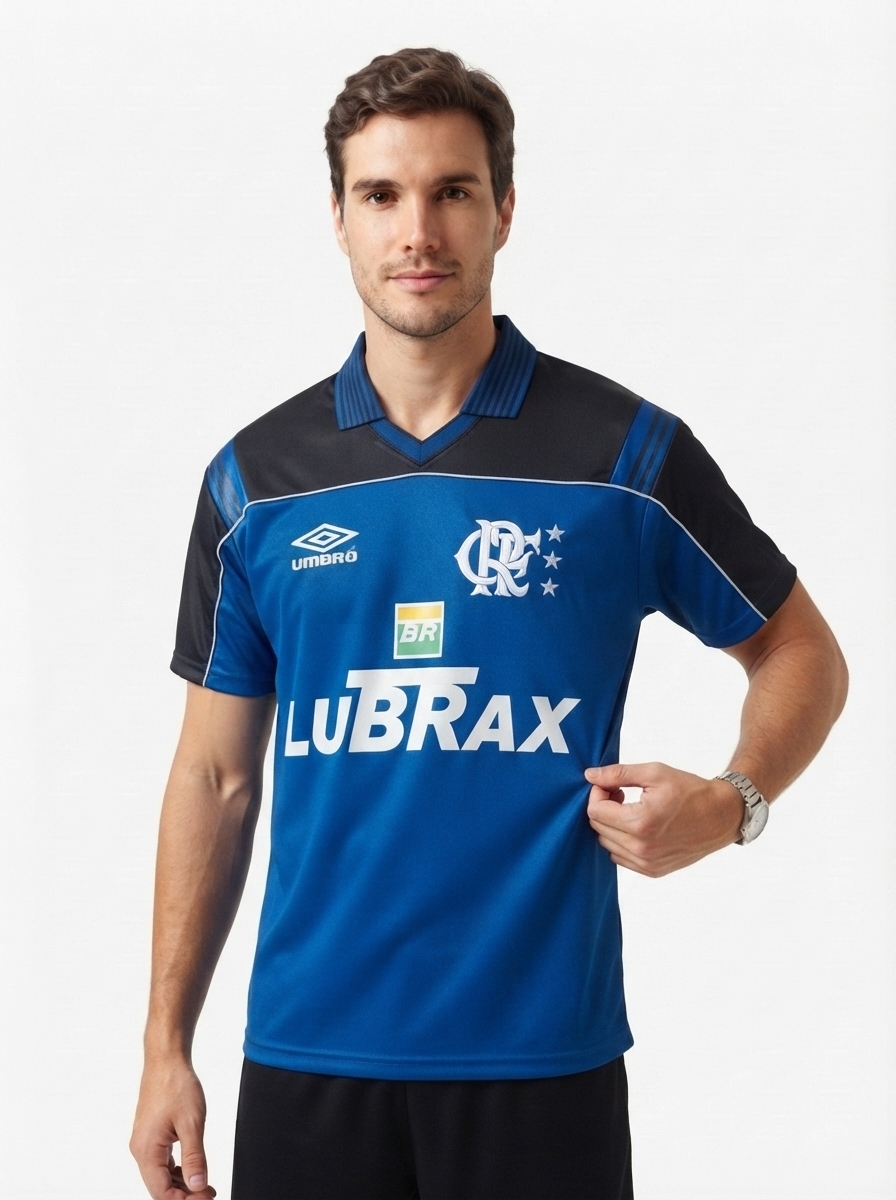 Flamengo 1999 Goalkeeper Jersey - Blue - Retro Version