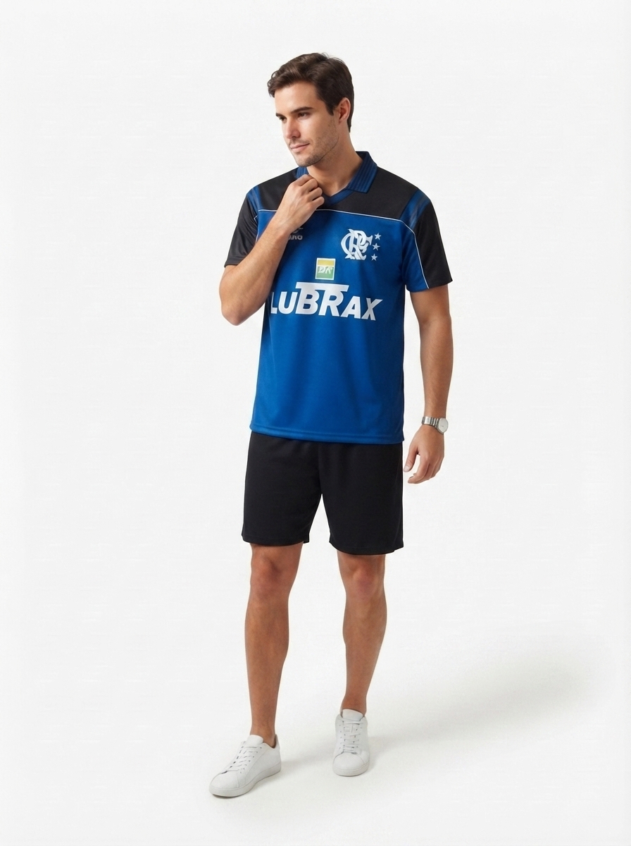 Flamengo 1999 Goalkeeper Jersey - Blue - Retro Version