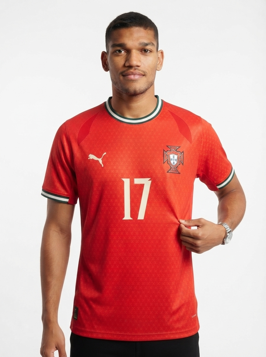 Portugal R. Leão 17 Home Fan Jersey 2024/25