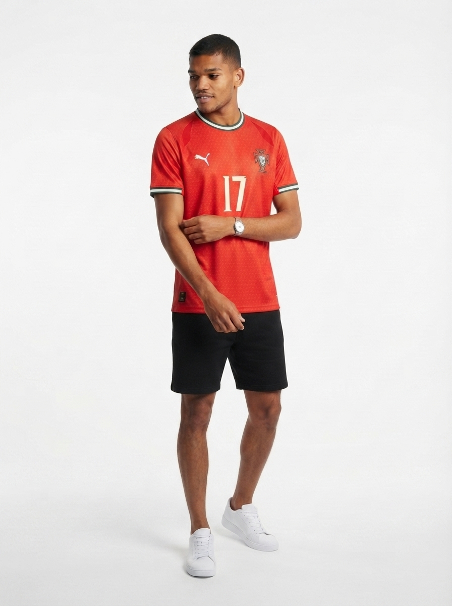 Portugal R. Leão 17 Home Fan Jersey 2024/25