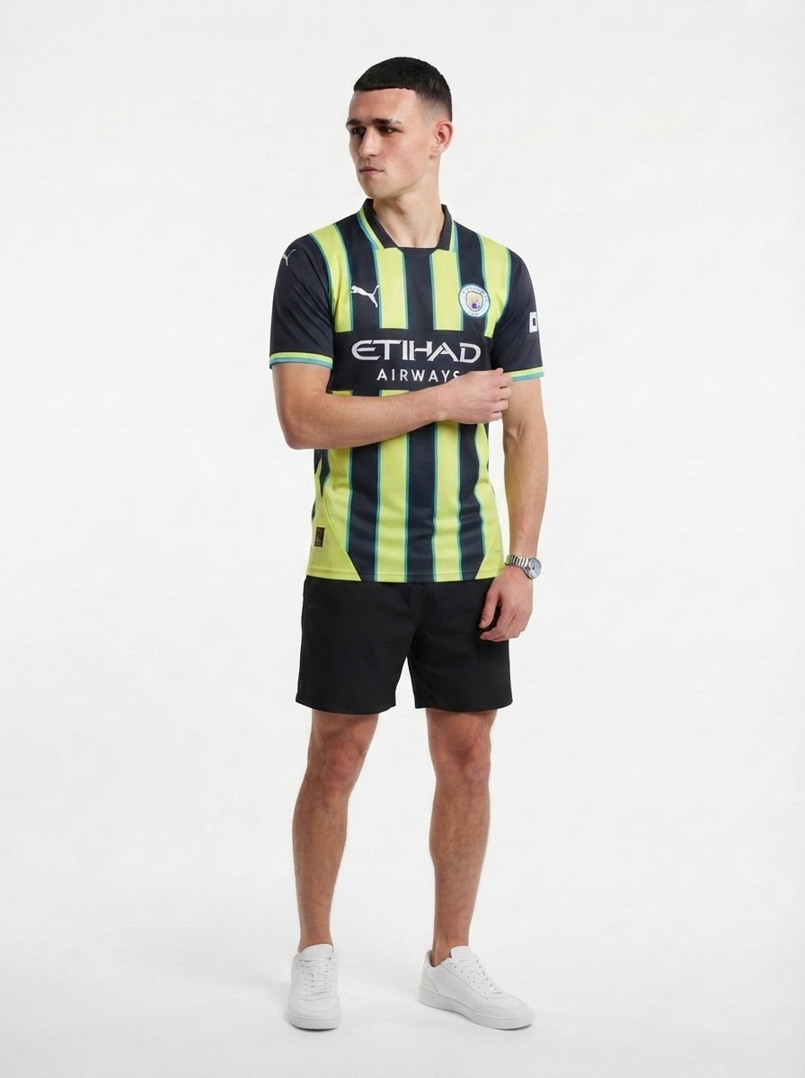Manchester City 24/25 II Away Jersey - Player Version - Slim Fit