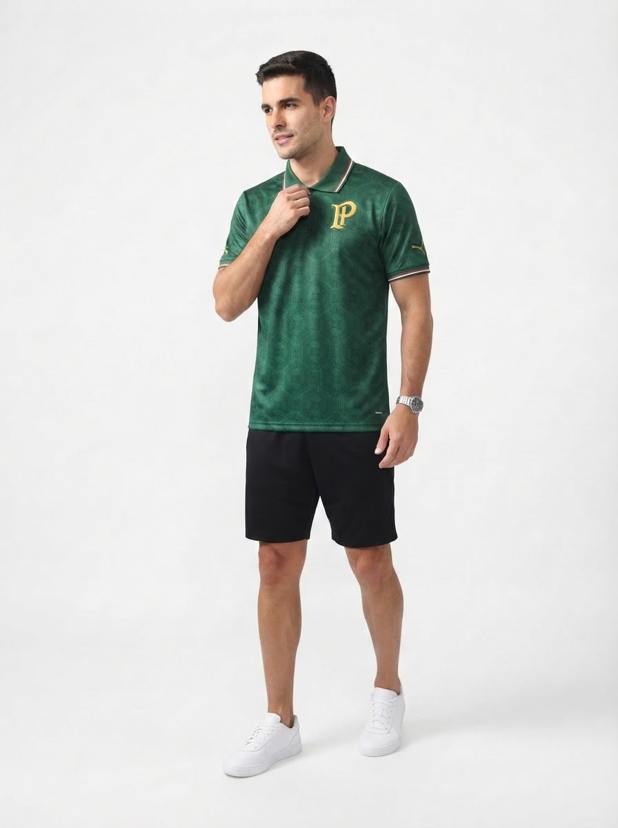 Palmeiras 2022/23 Abel Ferreira Polo - Green