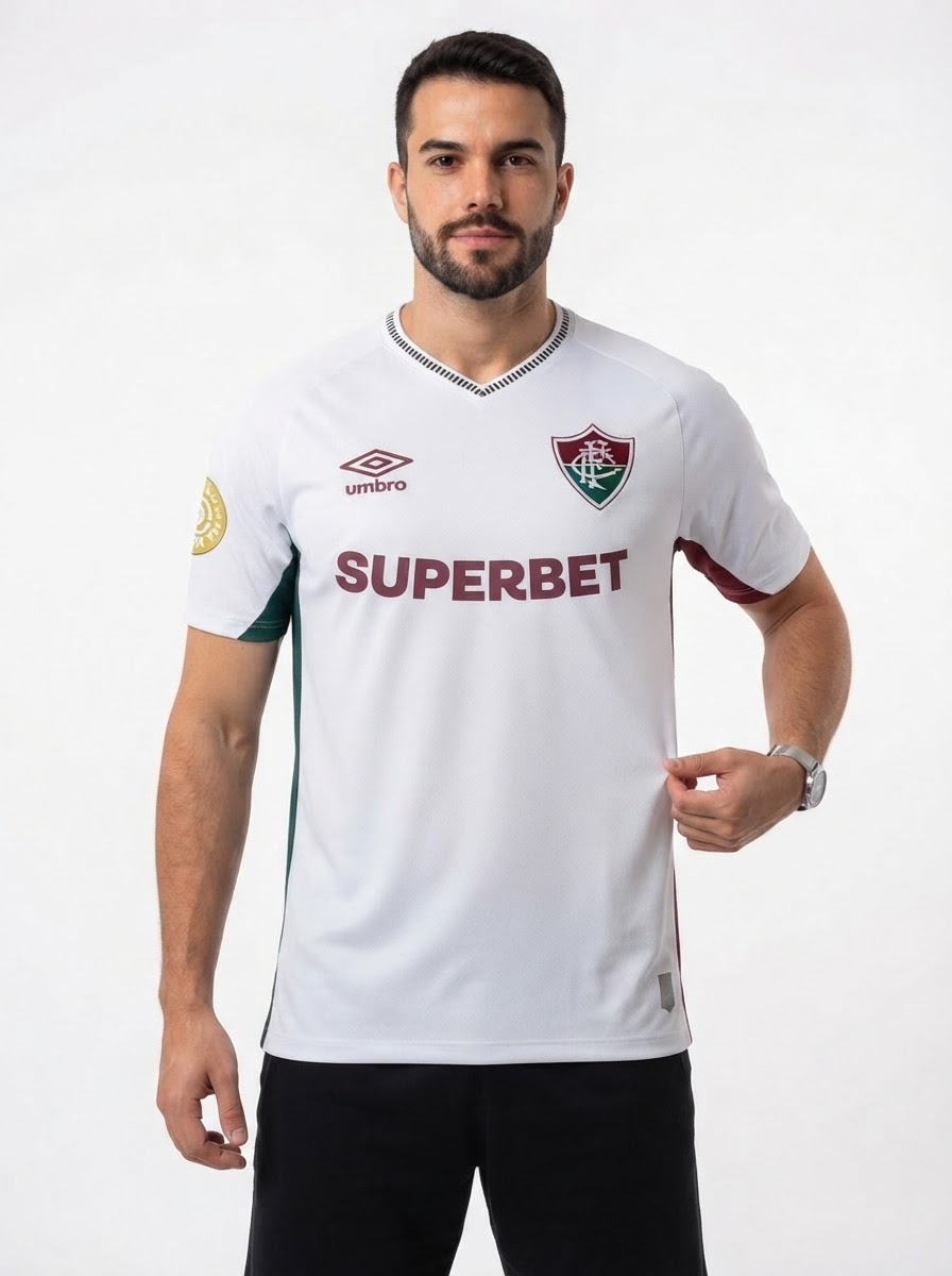 Jersey Fluminense 2025/26 II - Patch Mundial de Clubes
