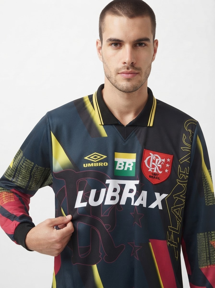 Flamengo 1997 Goalkeeper Jersey - Long Sleeve Retro Version