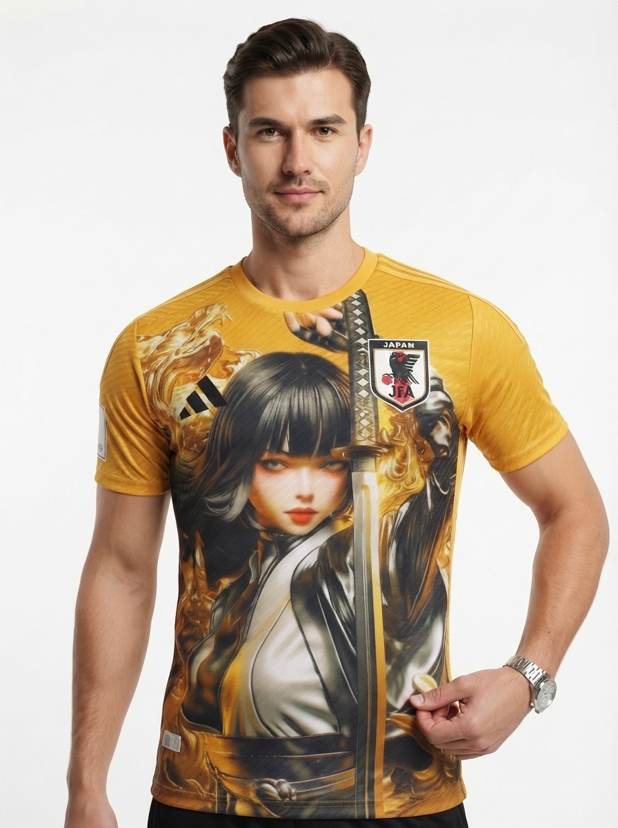 Japan 25/26 Anime Special Edition Jersey - Orange - Player Version - Slim Fit