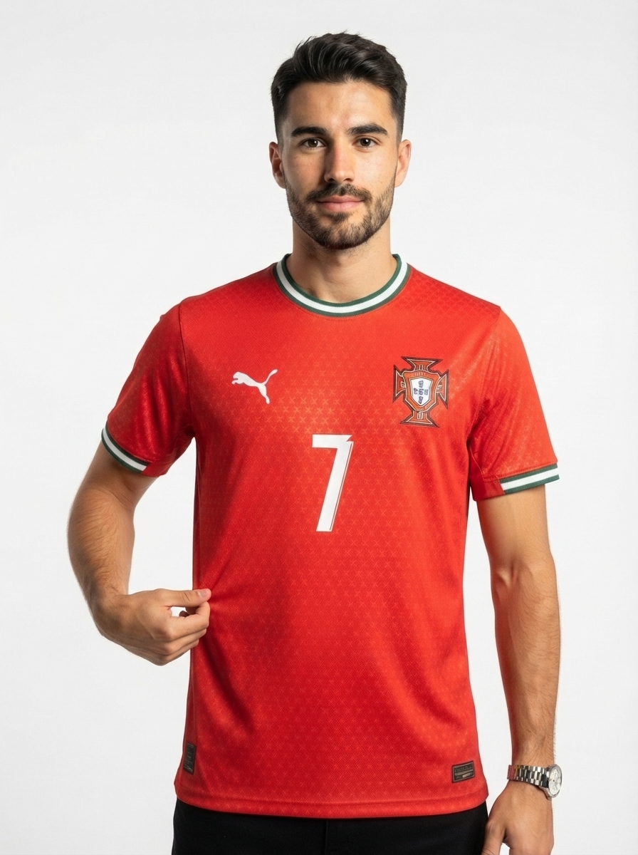 Portugal Ronaldo 7 Home Fan Jersey 2025/26