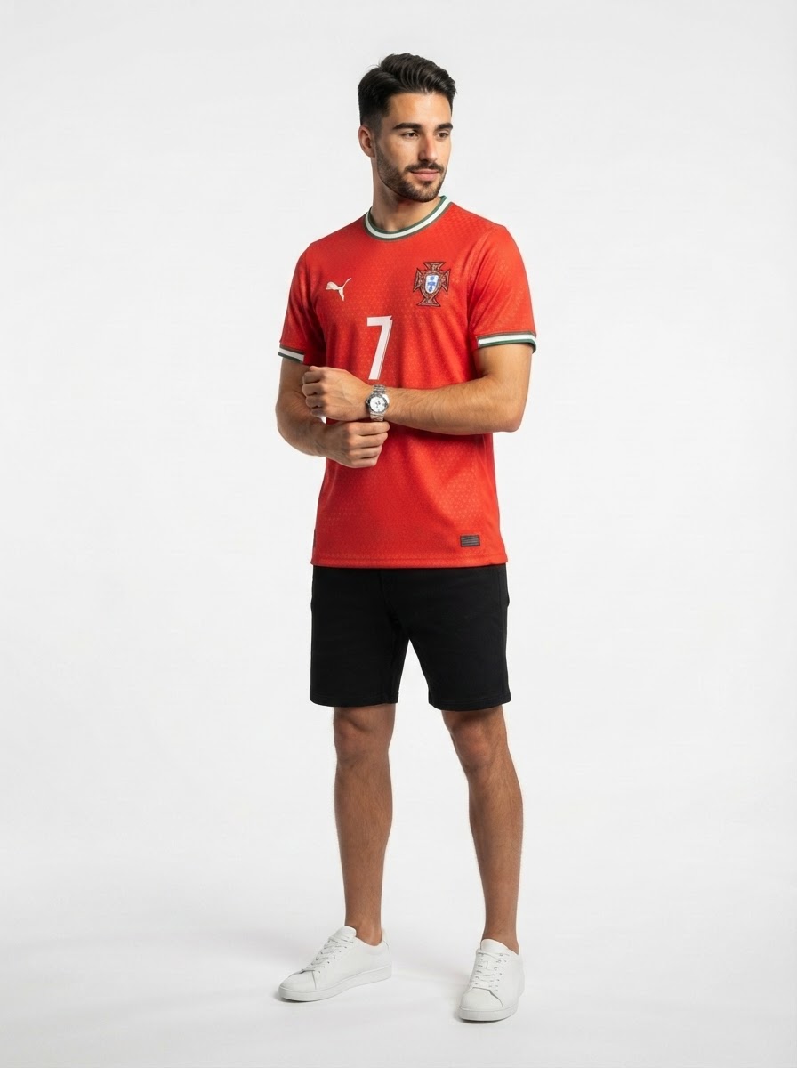Portugal Ronaldo 7 Home Fan Jersey 2025/26