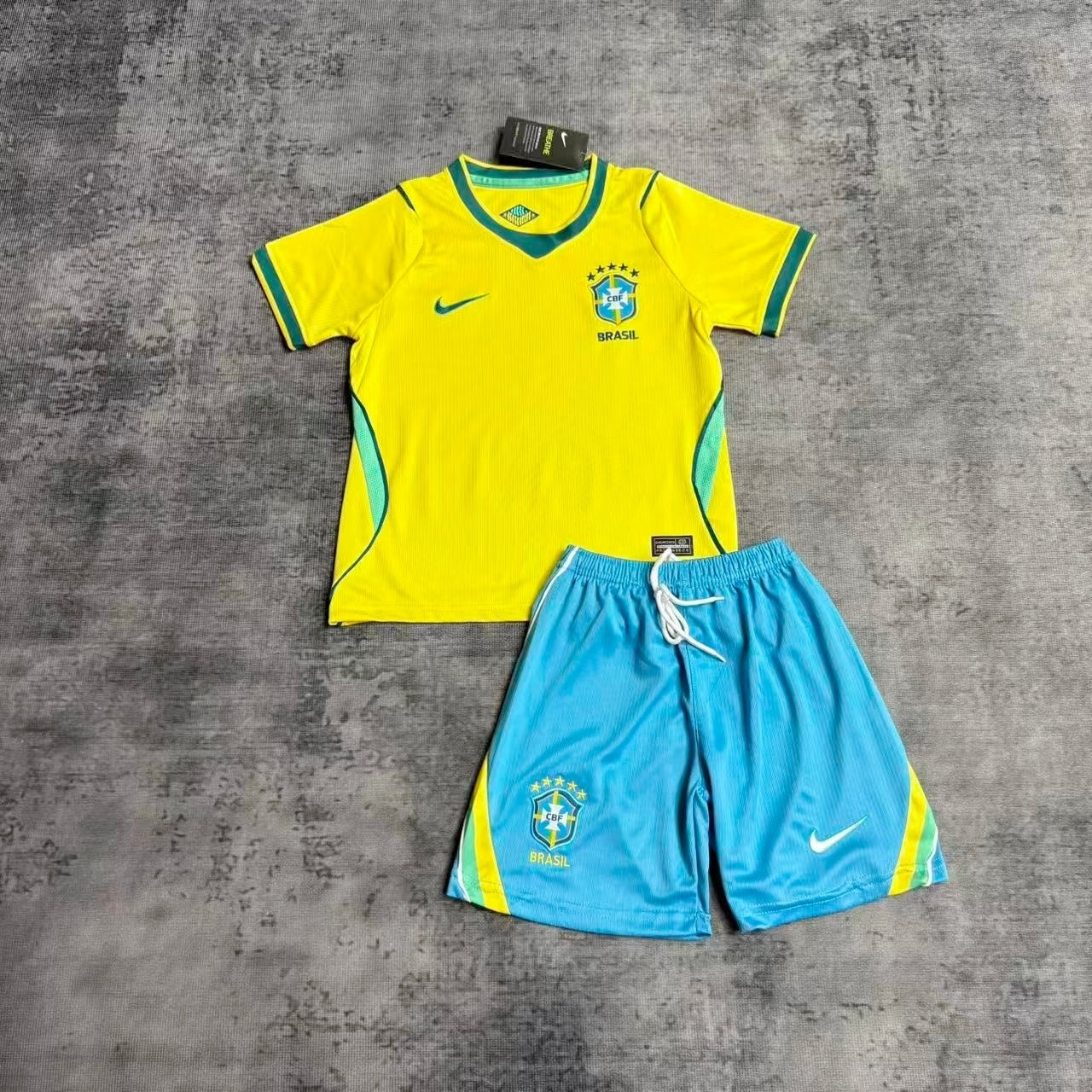 Brazil World Cup 2026 Kit Kids Neymar Jr. #10