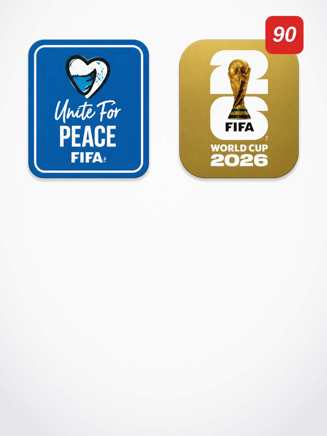 2026 World Cup Patch Set Special Gold Champions