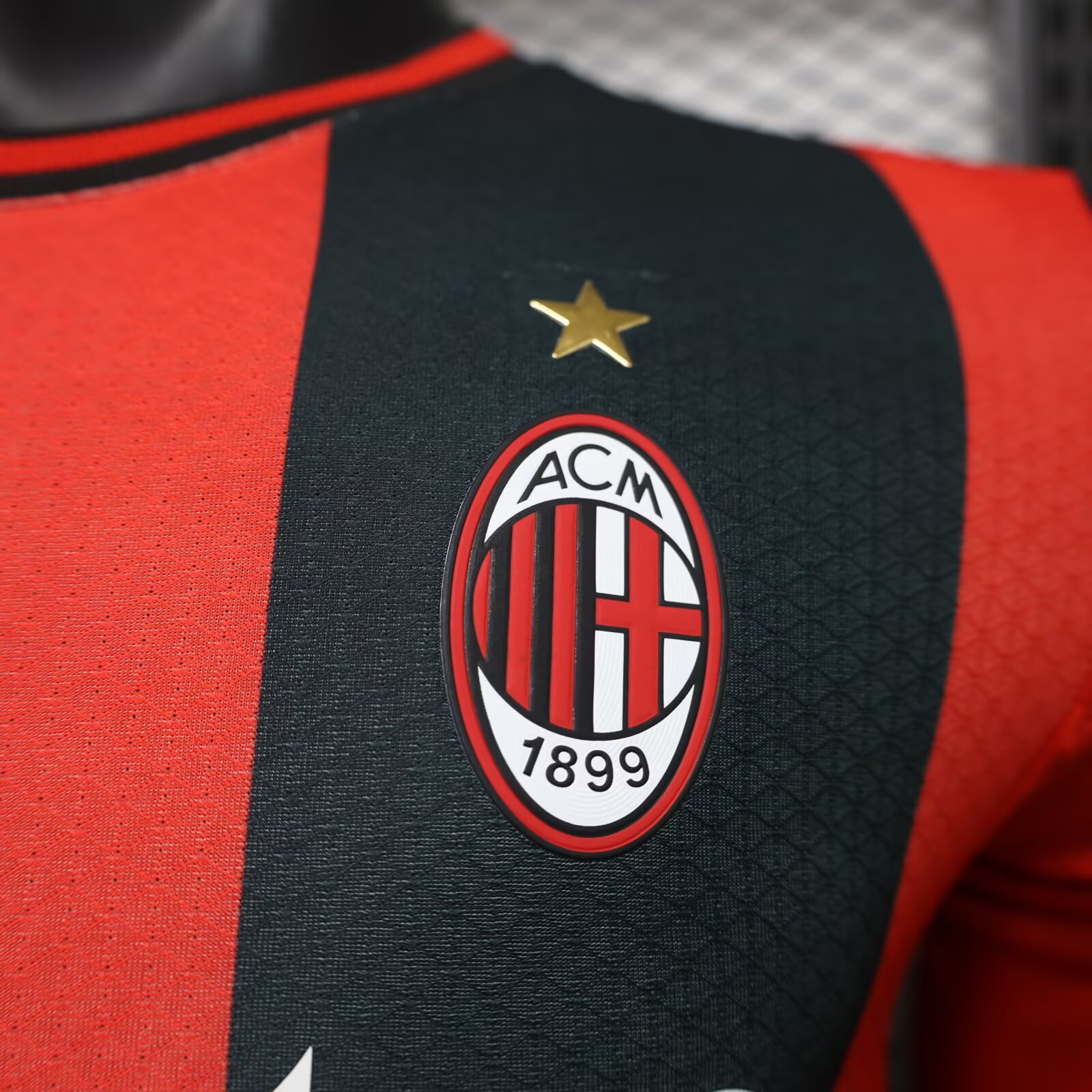 26-27 AC Milan Home Long Sleeves Kit Player Version Soccer T-Shirt — 2