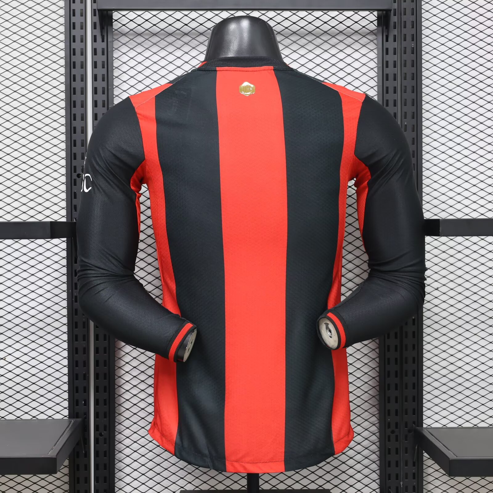26-27 AC Milan Home Long Sleeves Kit Player Version Soccer T-Shirt — 3